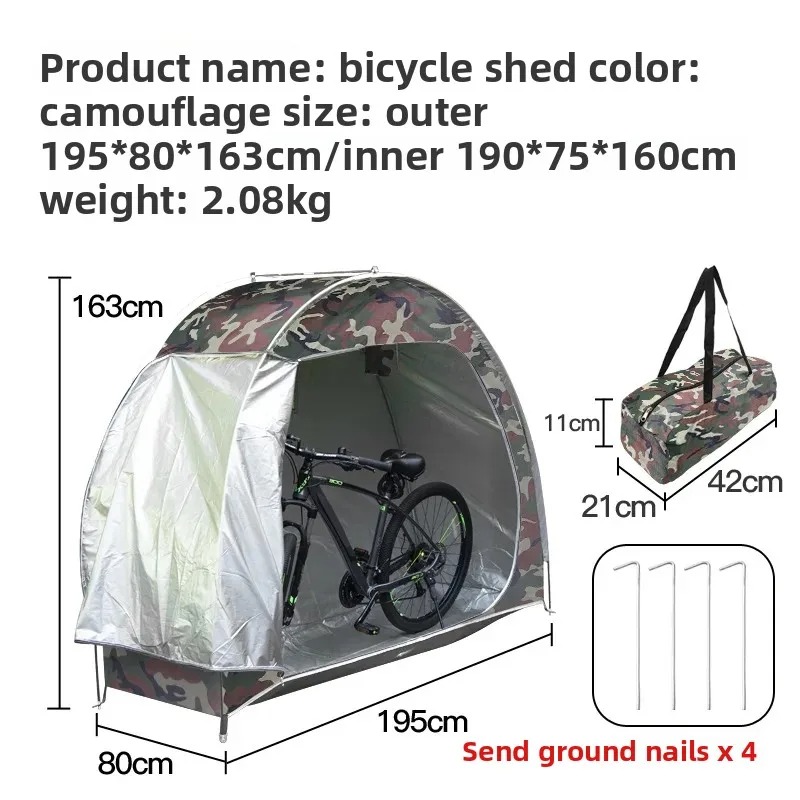 Cycling Gear Needed - Przenośny namiot do przechowywania rowerów na