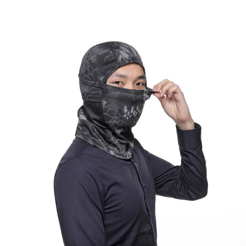 Cycling Gear And Equipment - Maska taktyczna kamuflażowa chroniąca przed słońcem,