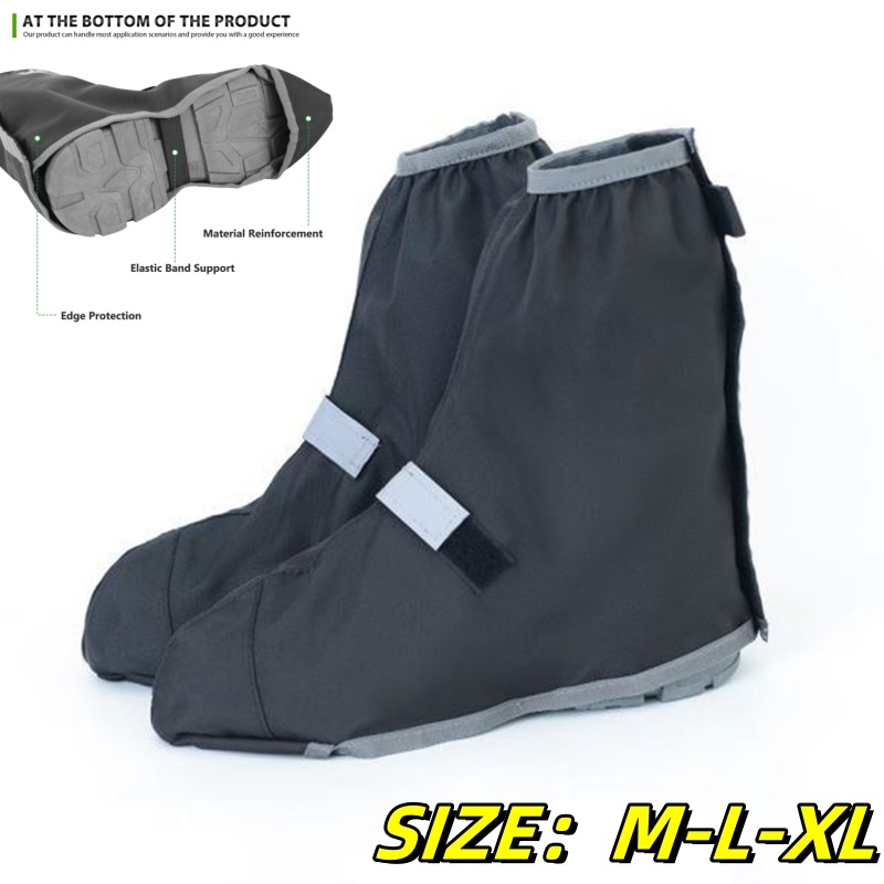 Cycling Shoe Covers - Wytrzymałe, wodoodporne ochraniacze na buty Oxford,