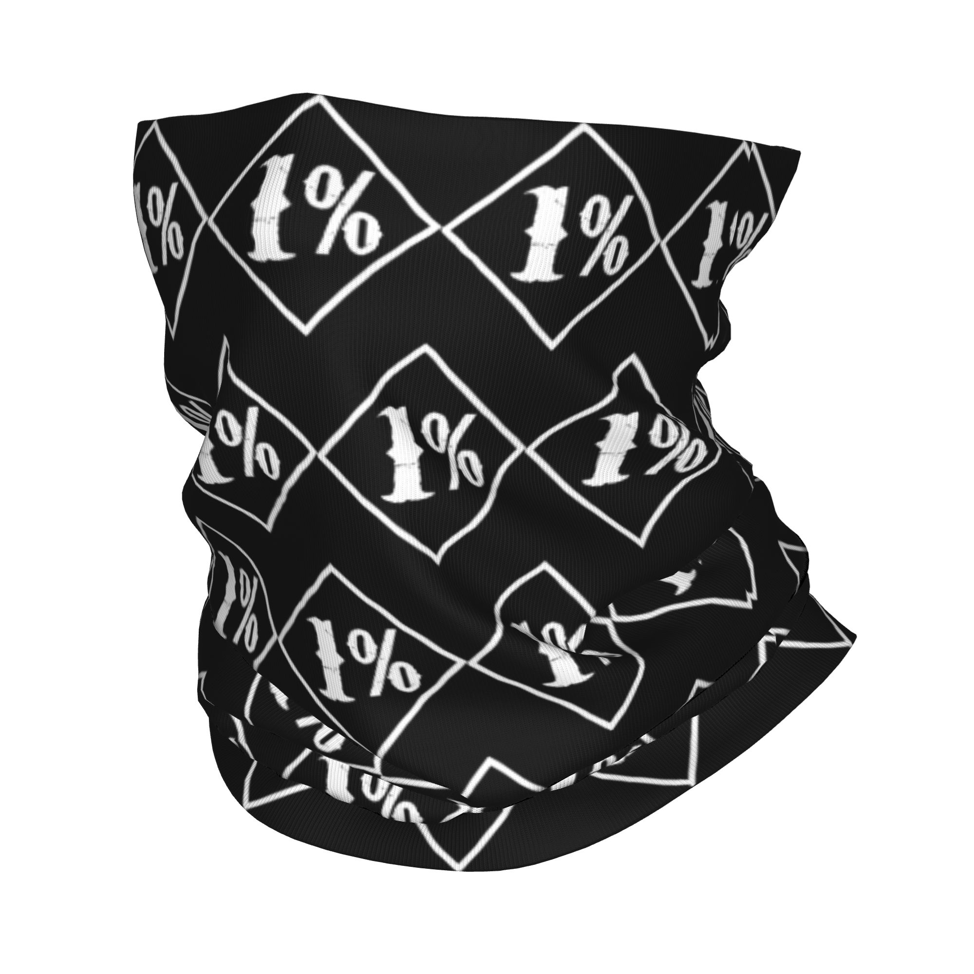 Cycling Face Mask - Bandana na szyję z nadrukiem 1%