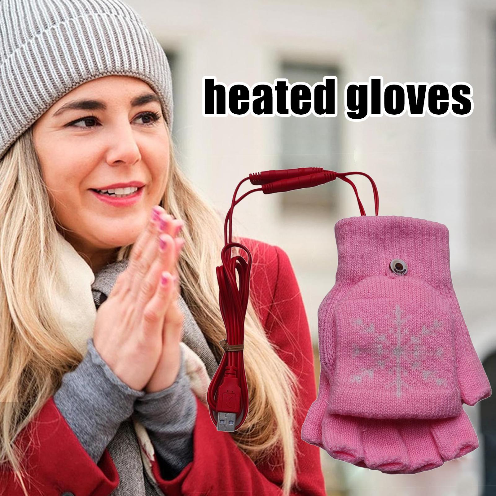Cycling Gear Cold Weather - Rękawice podgrzewane bez palców, ogrzewane przez