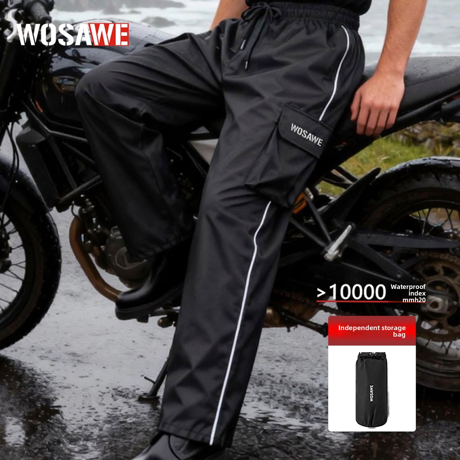 Spodnie przeciwdeszczowe WOSAW – Cycling Shoe Covers recenzja i cena